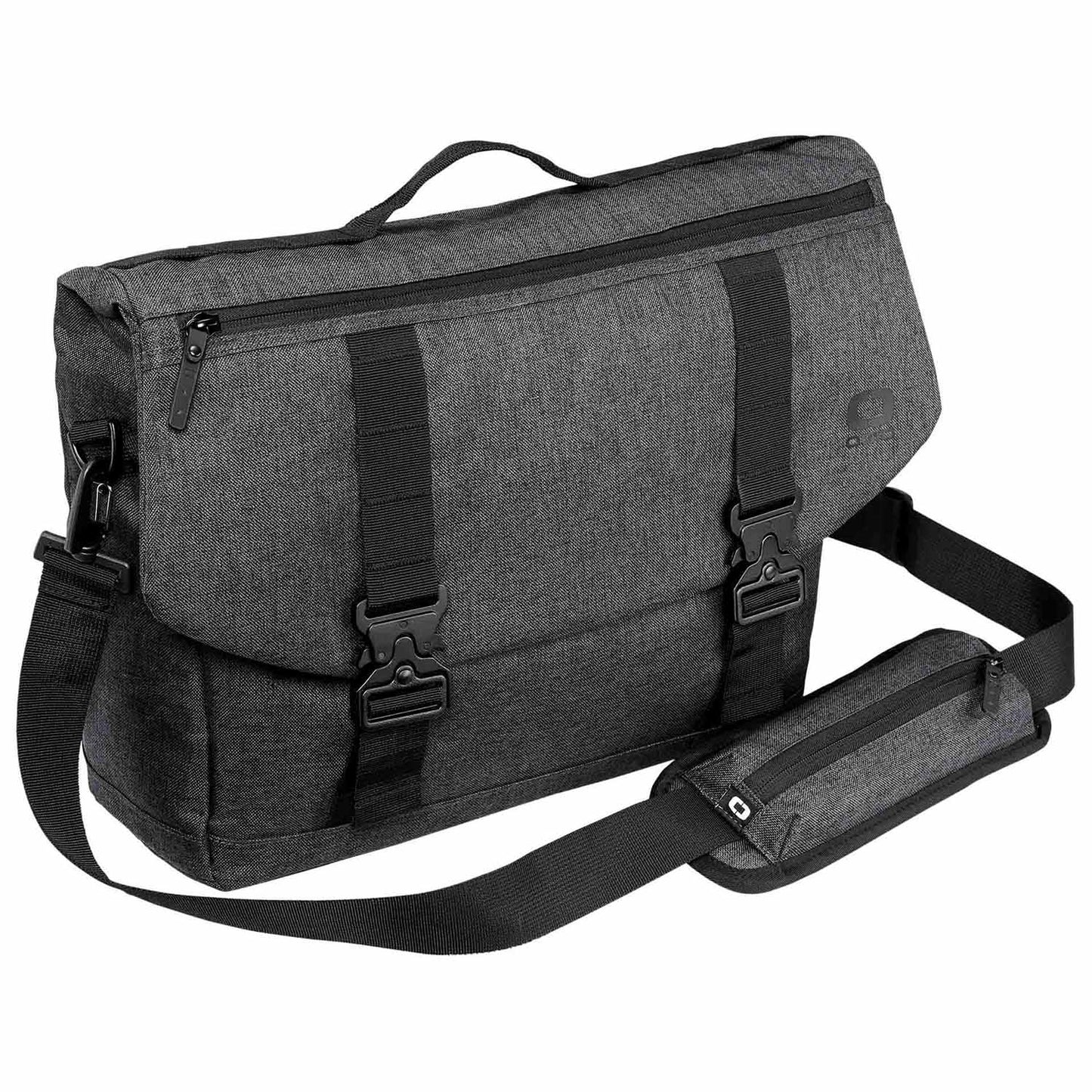 Tarmac Grey Heather Messenger Bag - OGIO - Spacious Design