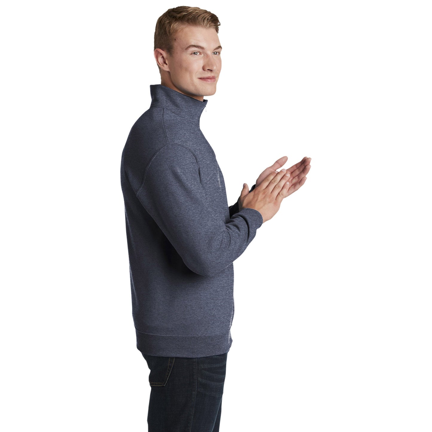 Oxford Sweatshirts - Jerzees - Stylish Cadet Collar - Durable Fabric