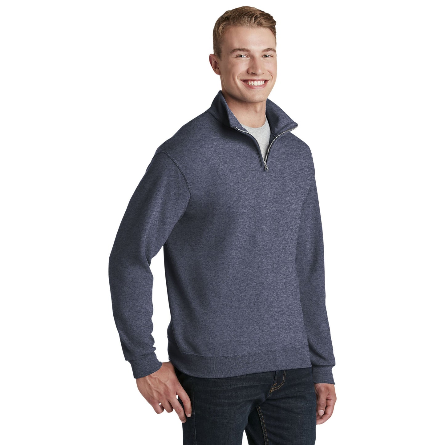 Oxford Sweatshirts - Jerzees - Stylish Cadet Collar - Durable Fabric