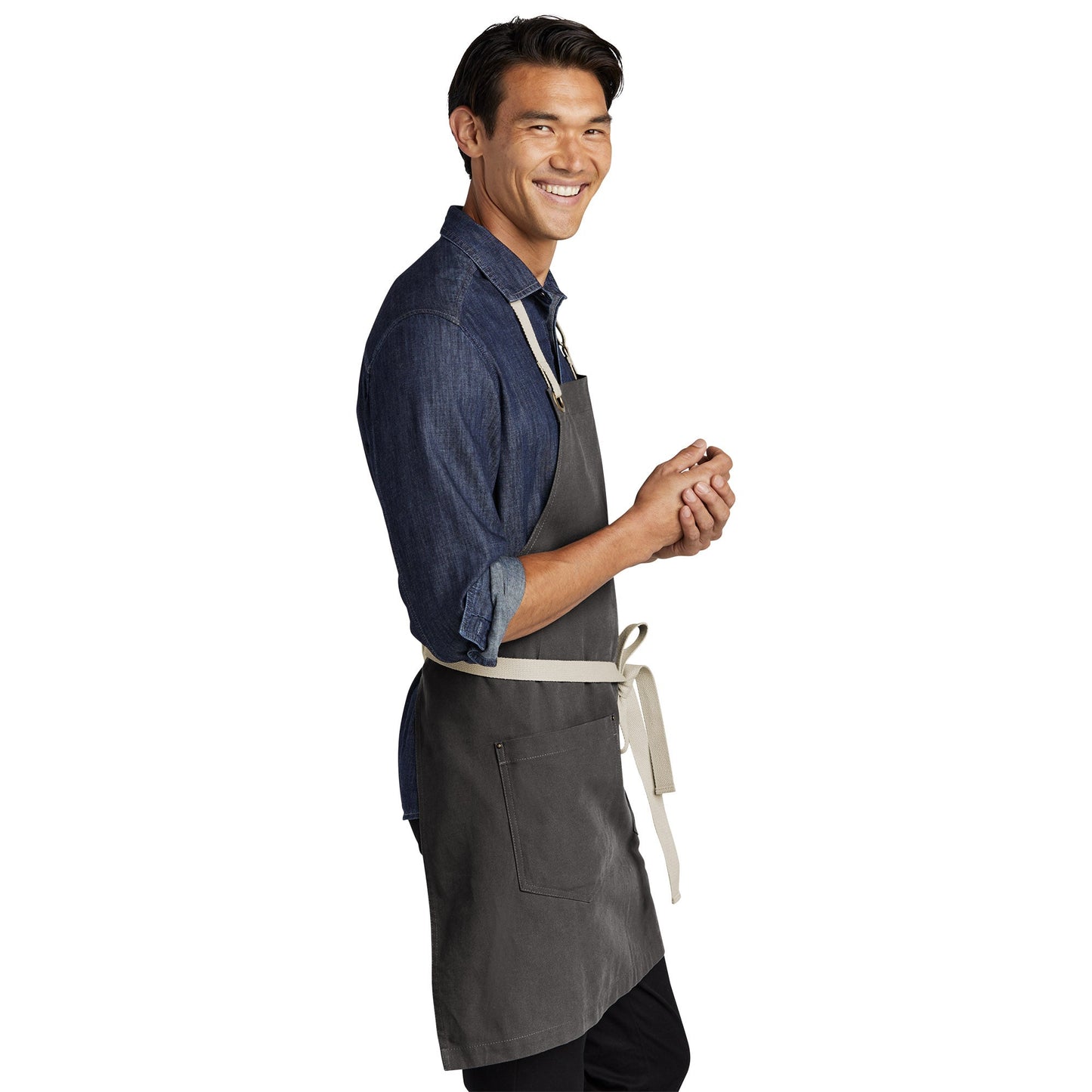 Duck Brown Canvas Apron - Port Authority - Durable Design