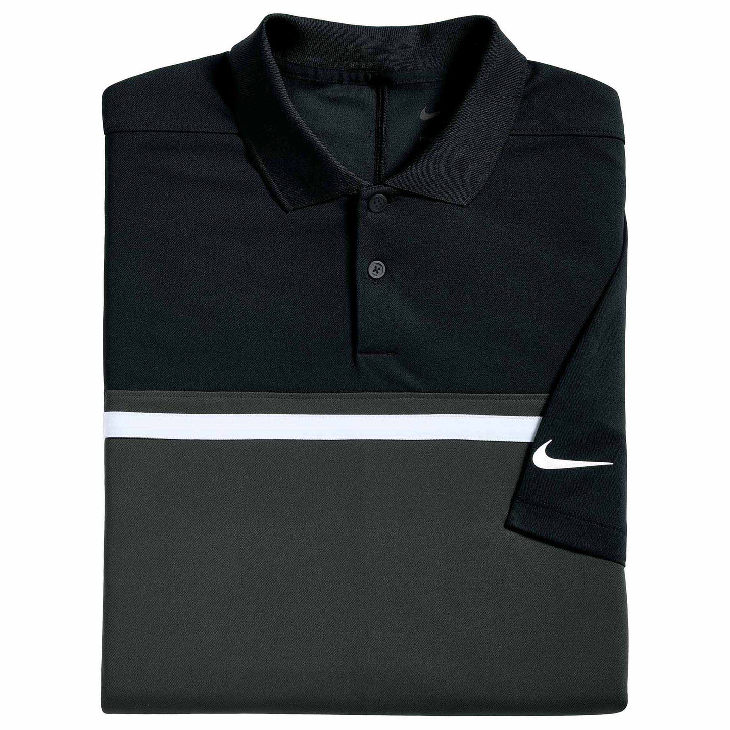 Black Polo Shirt - Nike - Dri-FIT Fabric