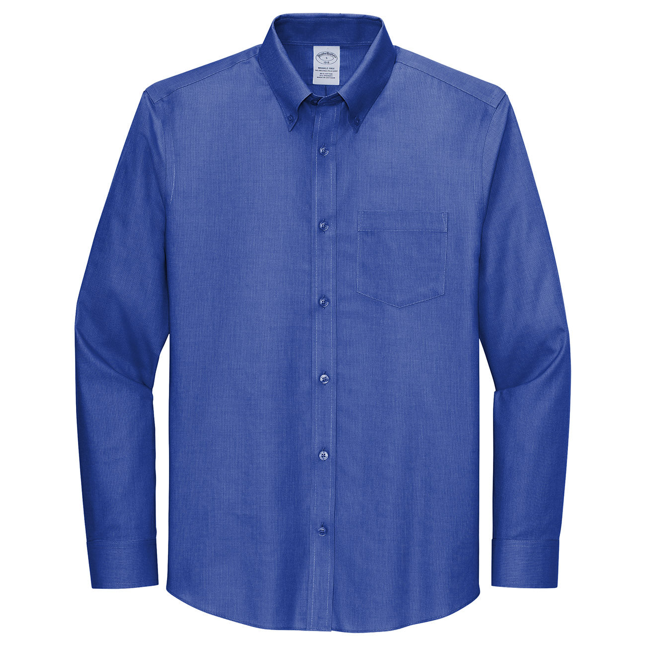 Deep Black Button Up Shirt - Brooks Brothers - Wrinkle-Free