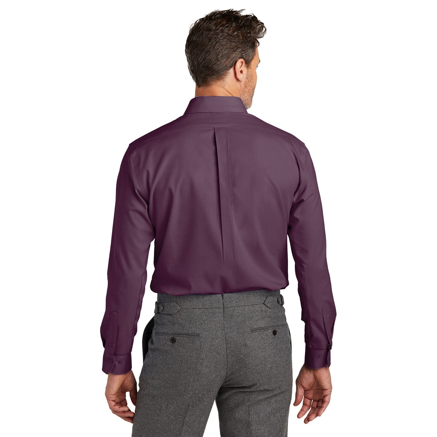 Deep Black Button Up Shirt - Brooks Brothers - Wrinkle-Free