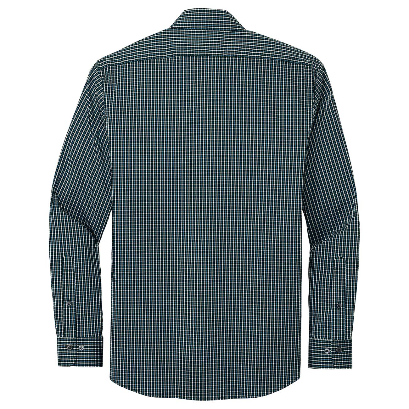 Deep Black Check Shirt - Brooks Brothers - Lightweight Comfort