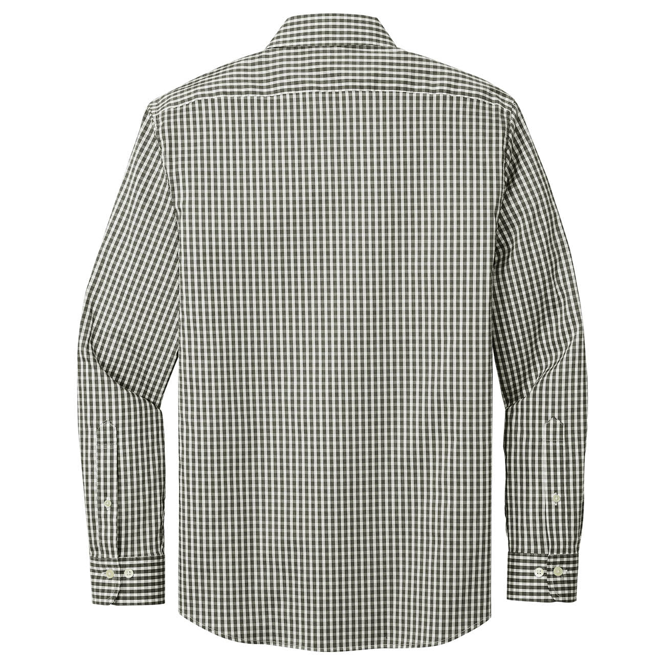 Deep Black Check Shirt - Brooks Brothers - Lightweight Comfort