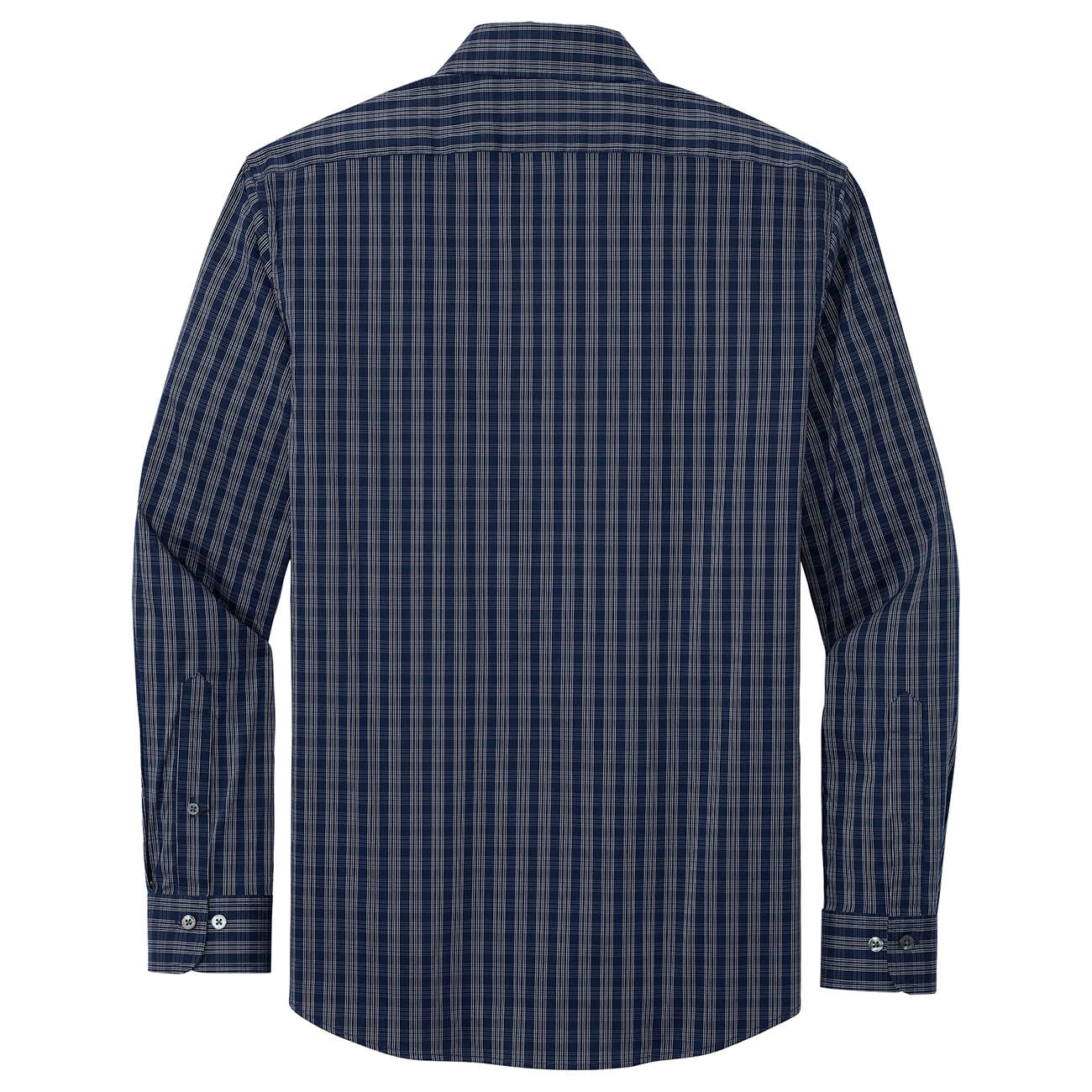 Deep Black Check Shirt - Brooks Brothers - Lightweight Comfort