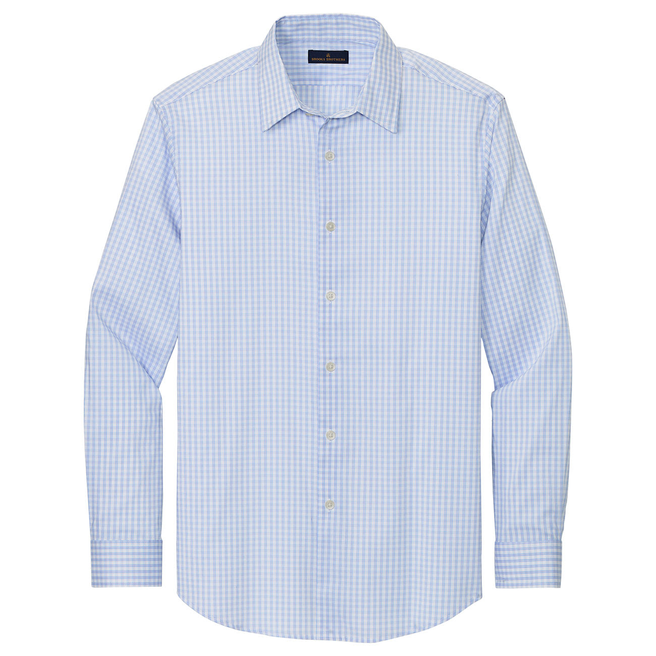 Deep Black Check Shirt - Brooks Brothers - Lightweight Comfort