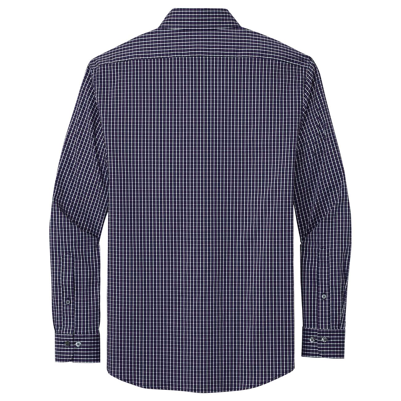 Deep Black Check Shirt - Brooks Brothers - Lightweight Comfort
