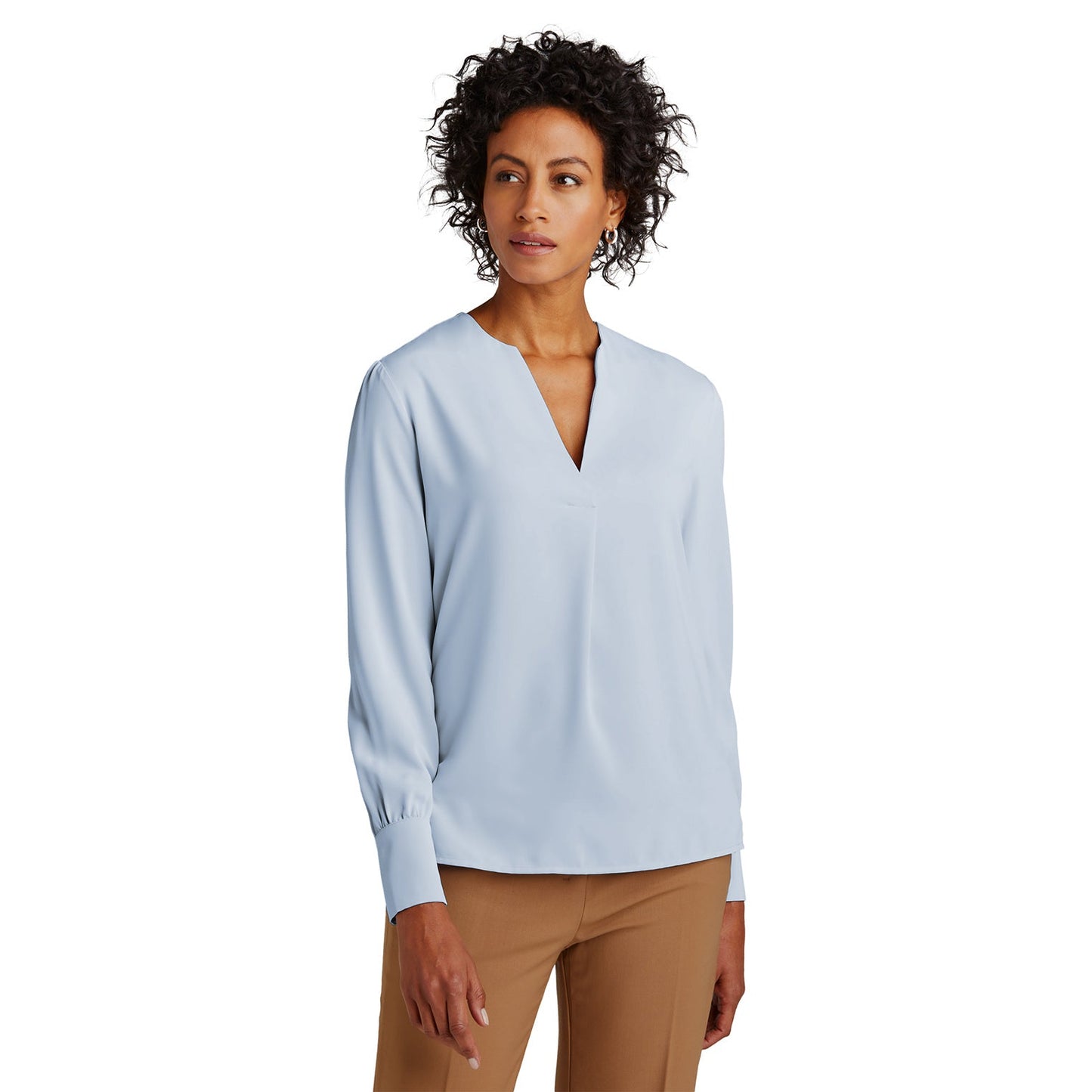 Deep Black Blouses - Brooks Brothers - Elegant Satin