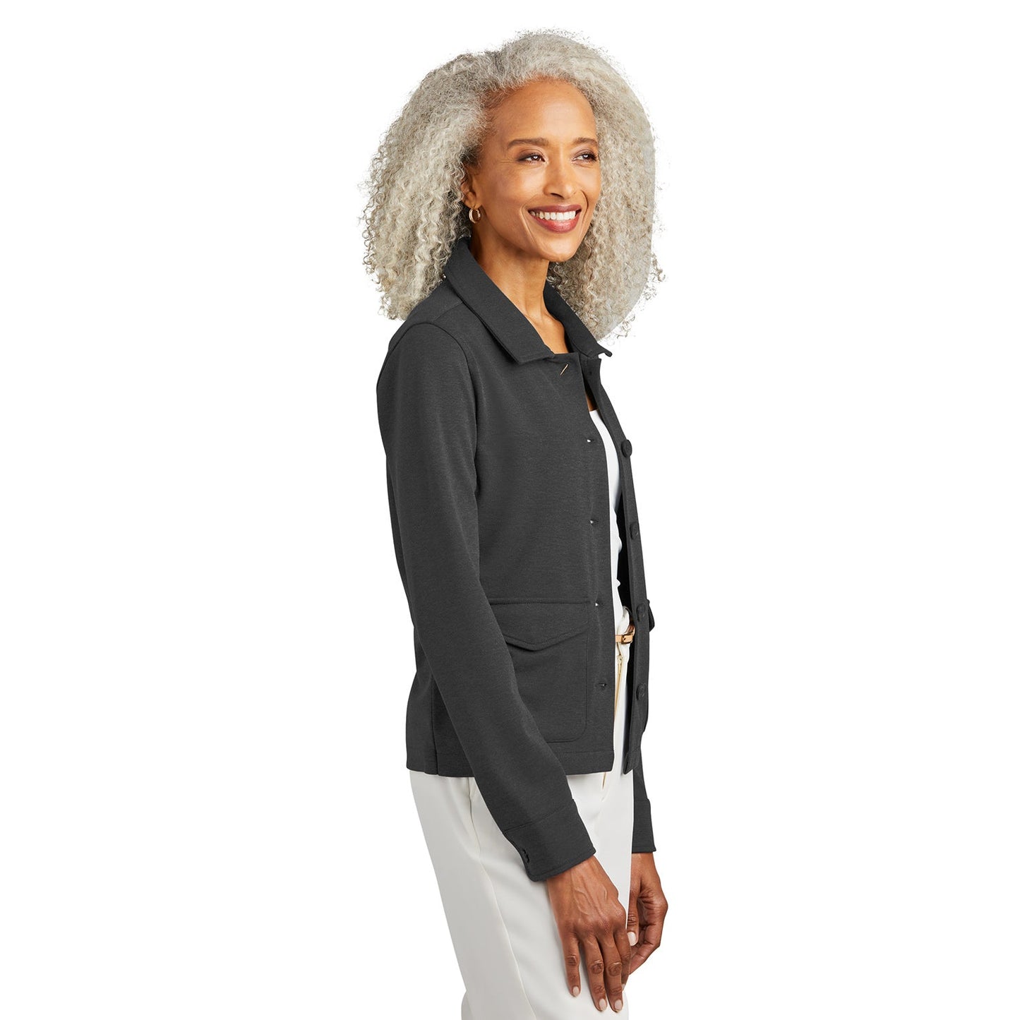 Black Heather Jacket - Brooks Brothers - Stylish Fit