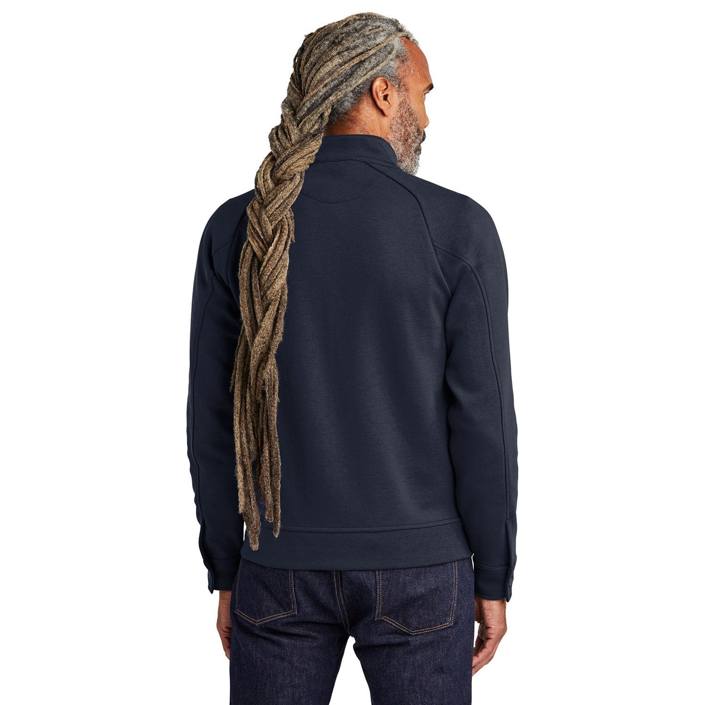 Deep Black Sweatshirt - Brooks Brothers - Double Knit