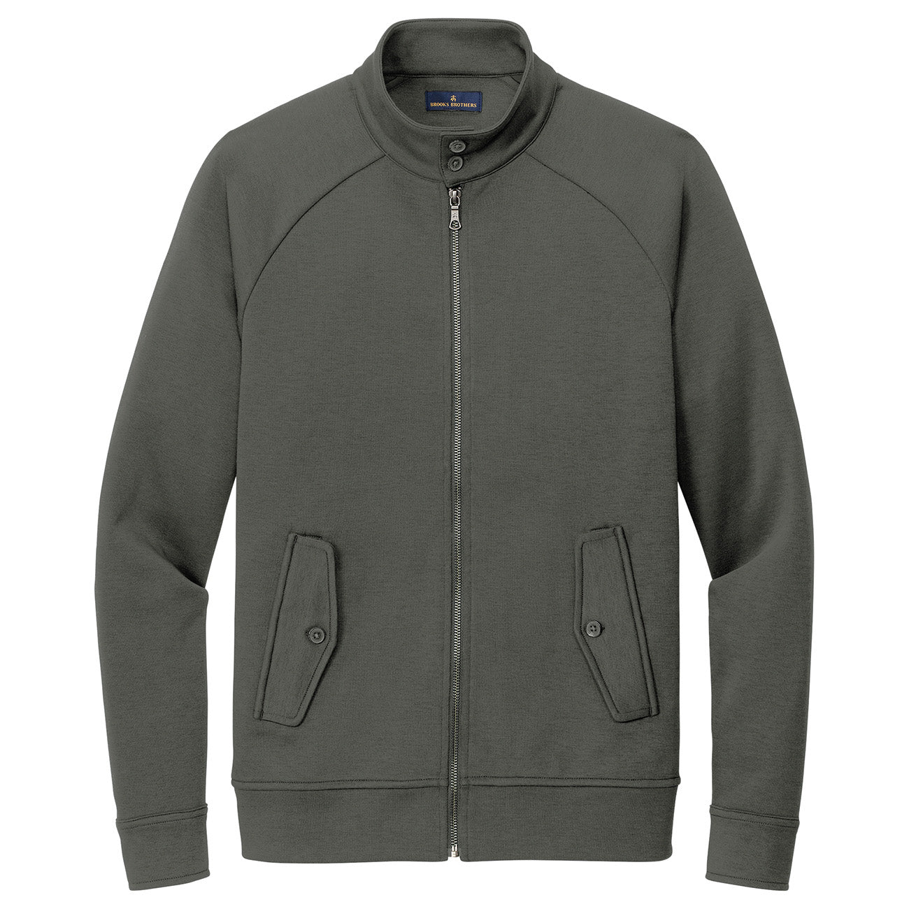 Deep Black Sweatshirt - Brooks Brothers - Double Knit