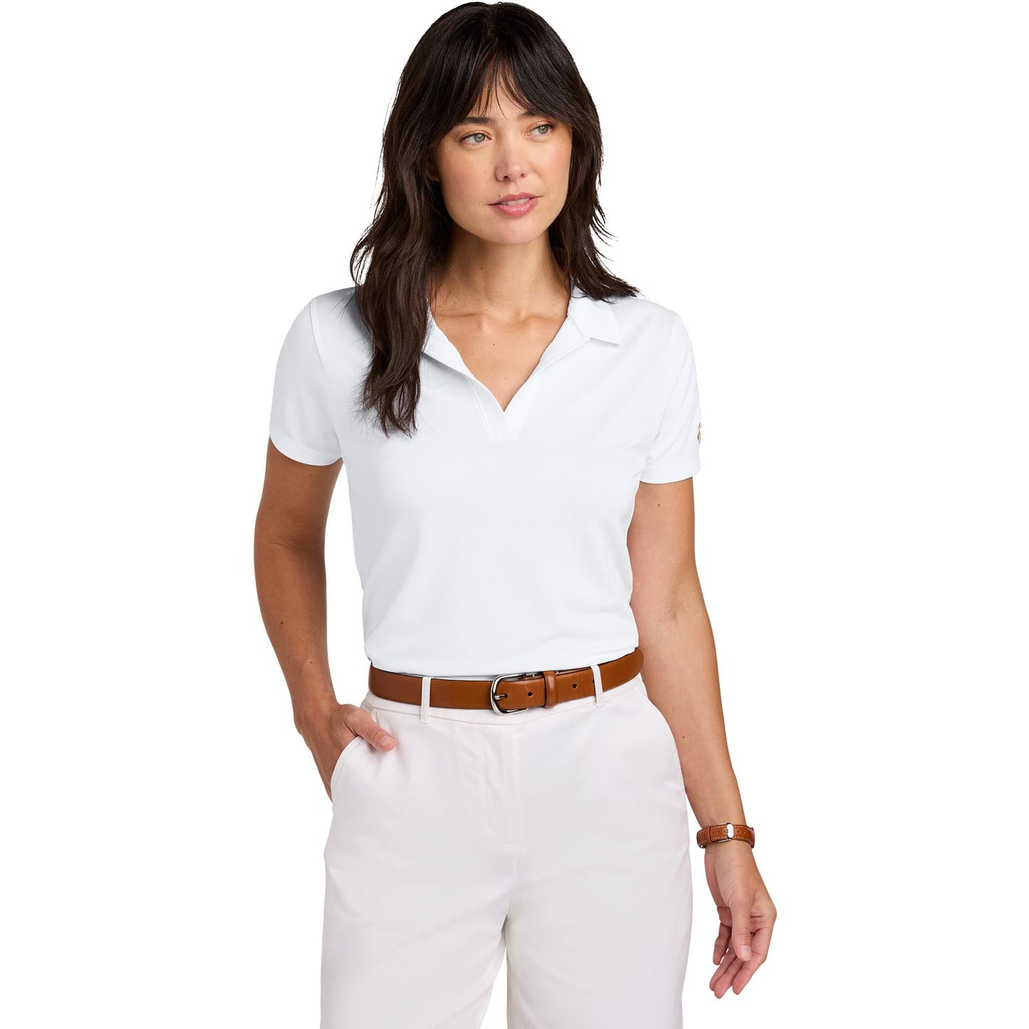 Deep Black Polo Shirt - Brooks Brothers - Performance Fit