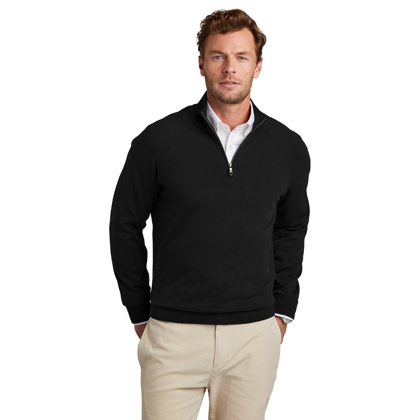 Deep Black Sweater - Brooks Brothers - Comfortable Fit