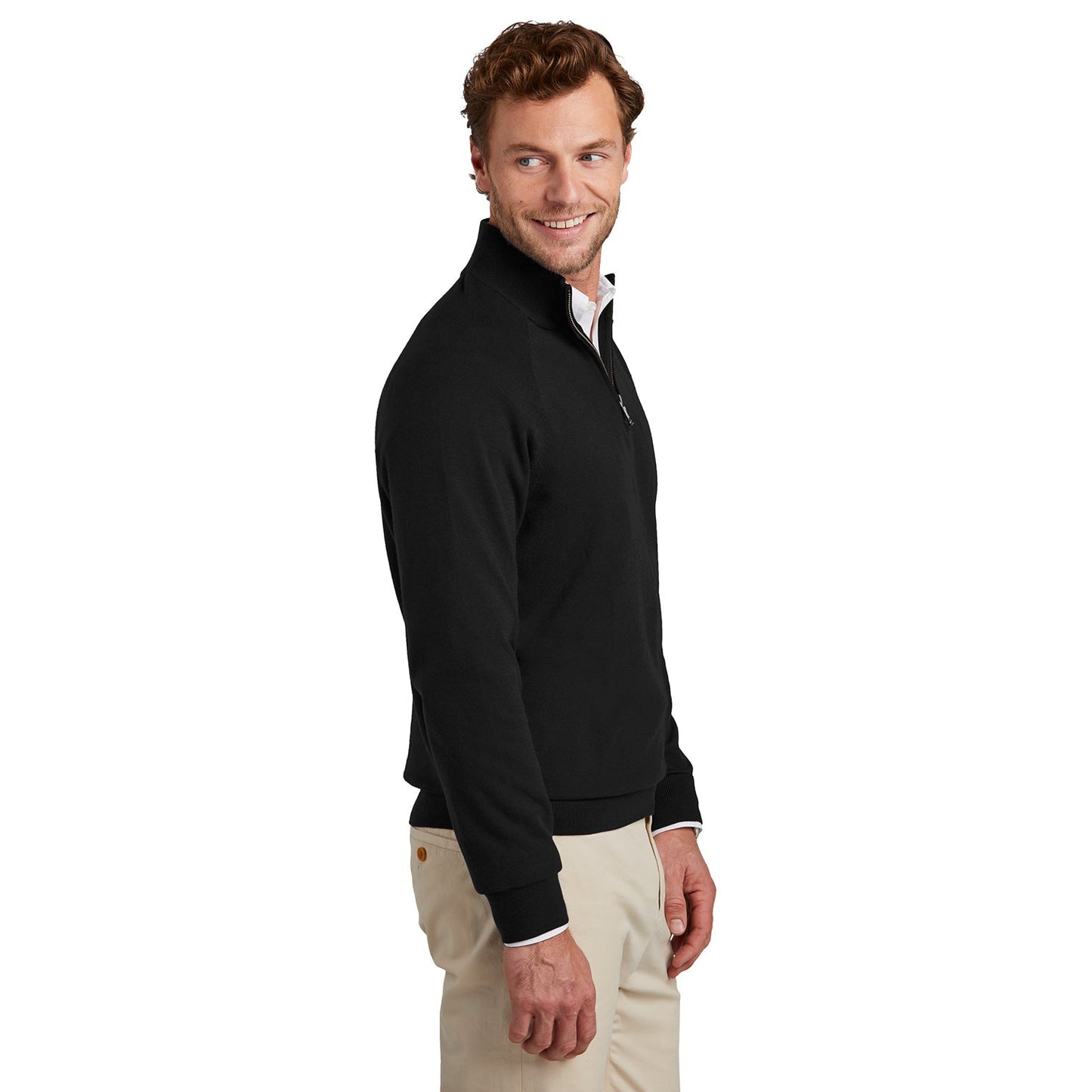 Deep Black Sweater - Brooks Brothers - Comfortable Fit