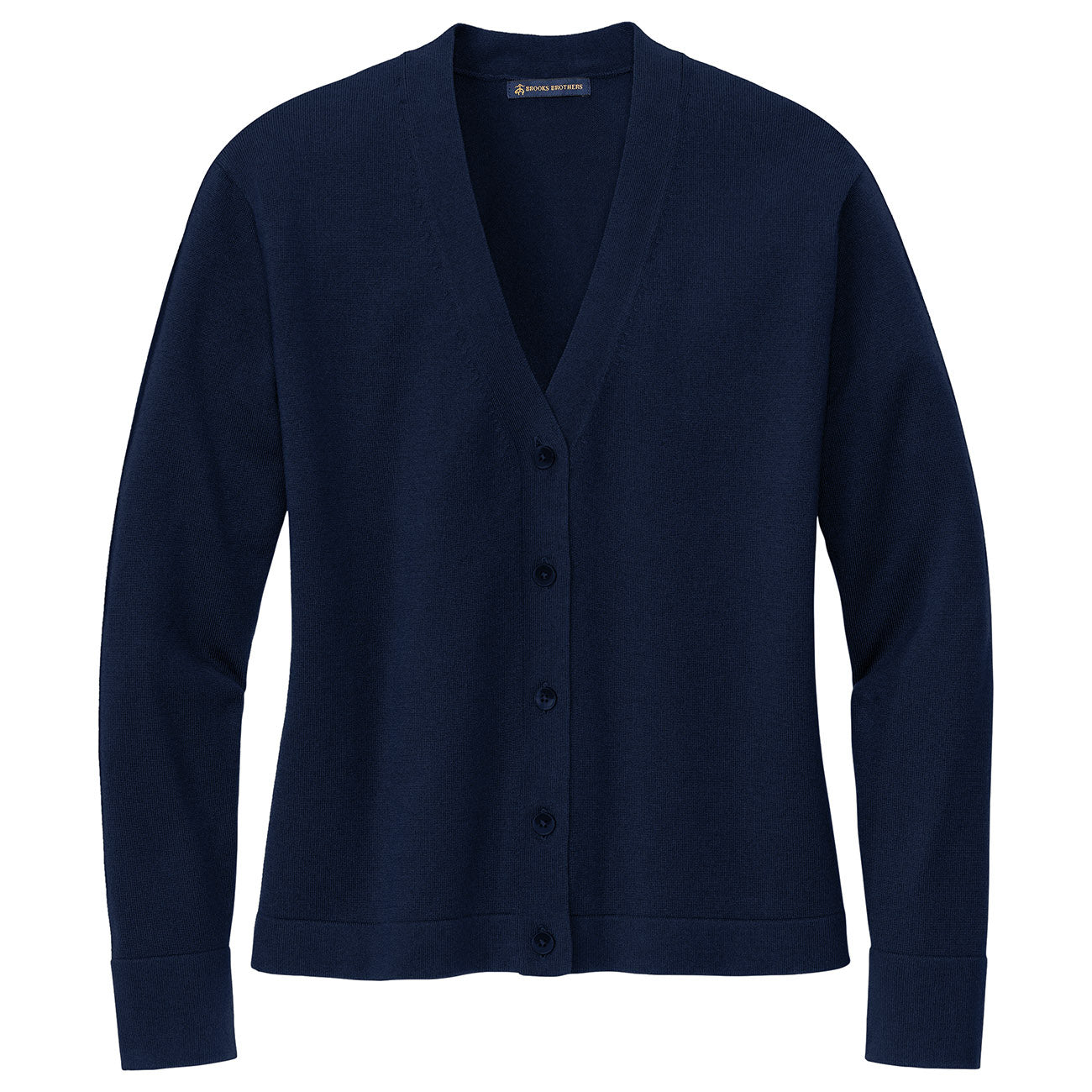 Deep Black Cardigans - Brooks Brothers - Cotton Blend