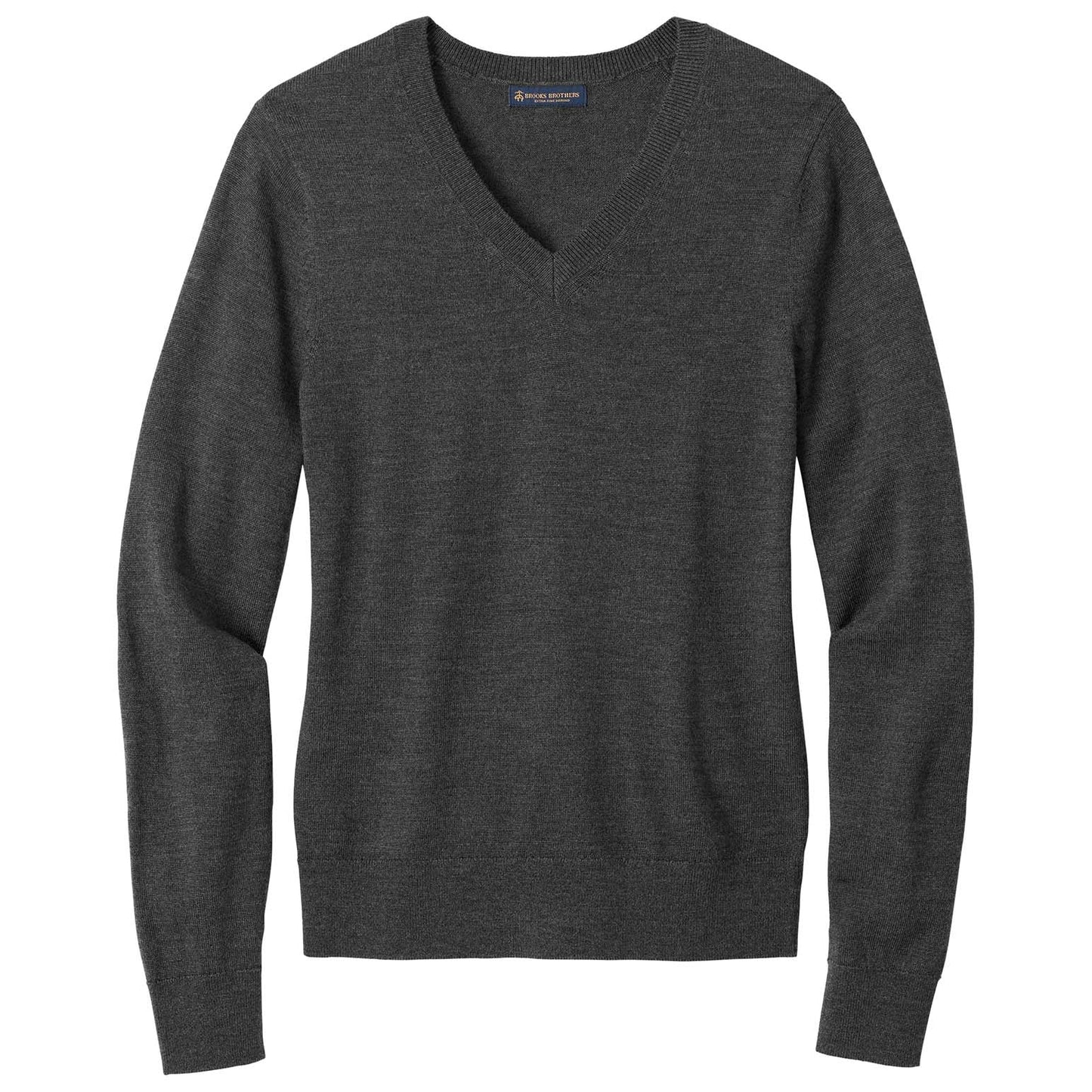 Deep Black Sweater - Brooks Brothers - V-Neck Design