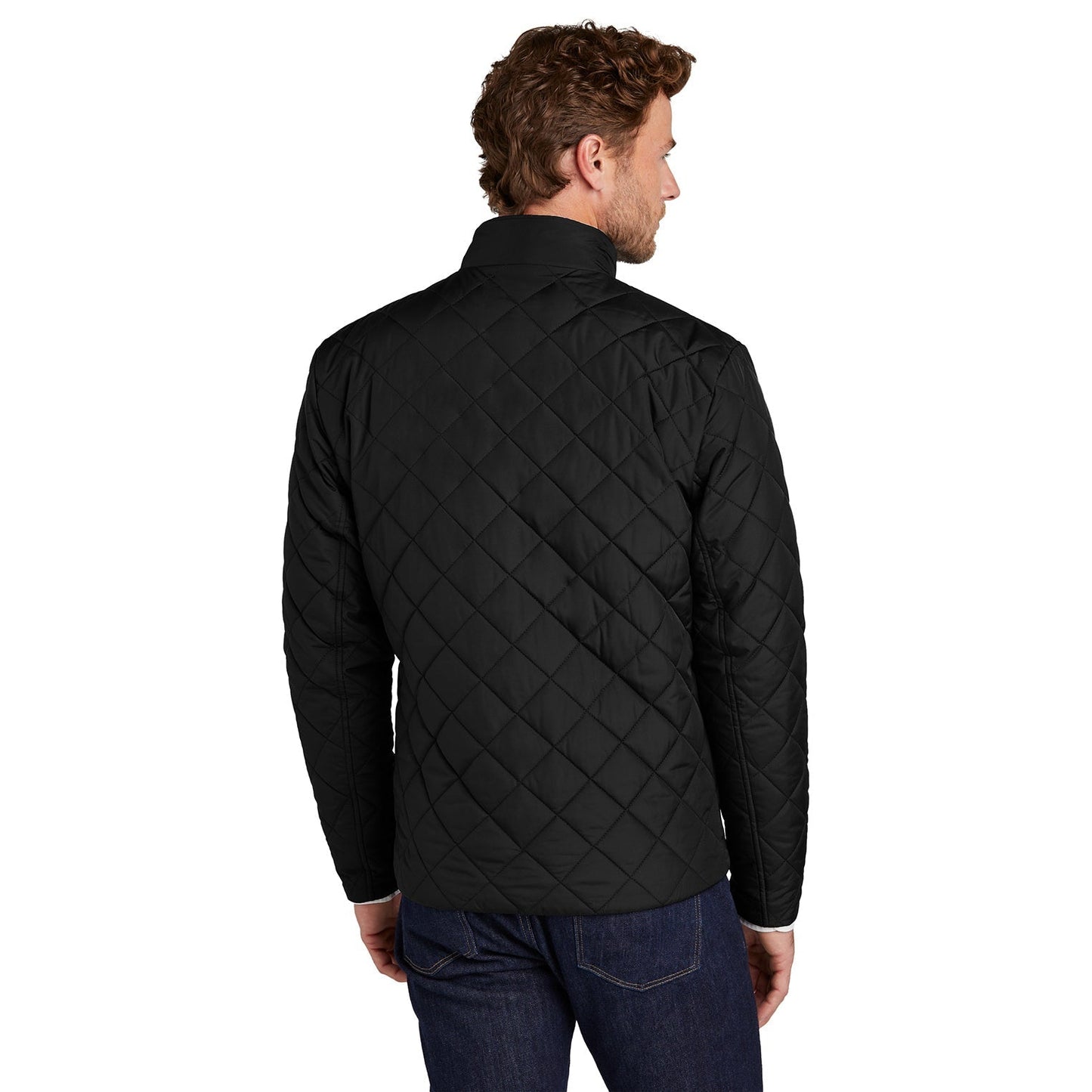Deep Black Jacket - Brooks Brothers - Quilted Design
