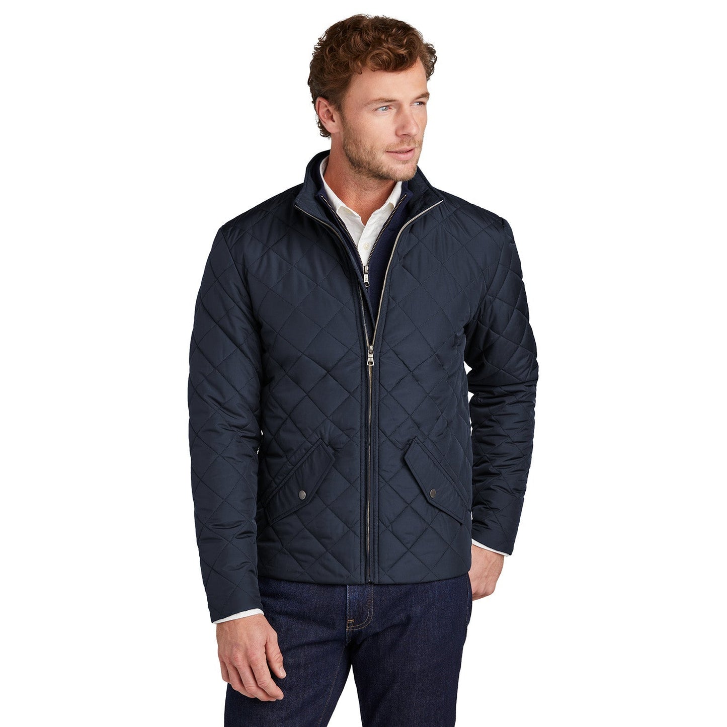 Deep Black Jacket - Brooks Brothers - Quilted Design