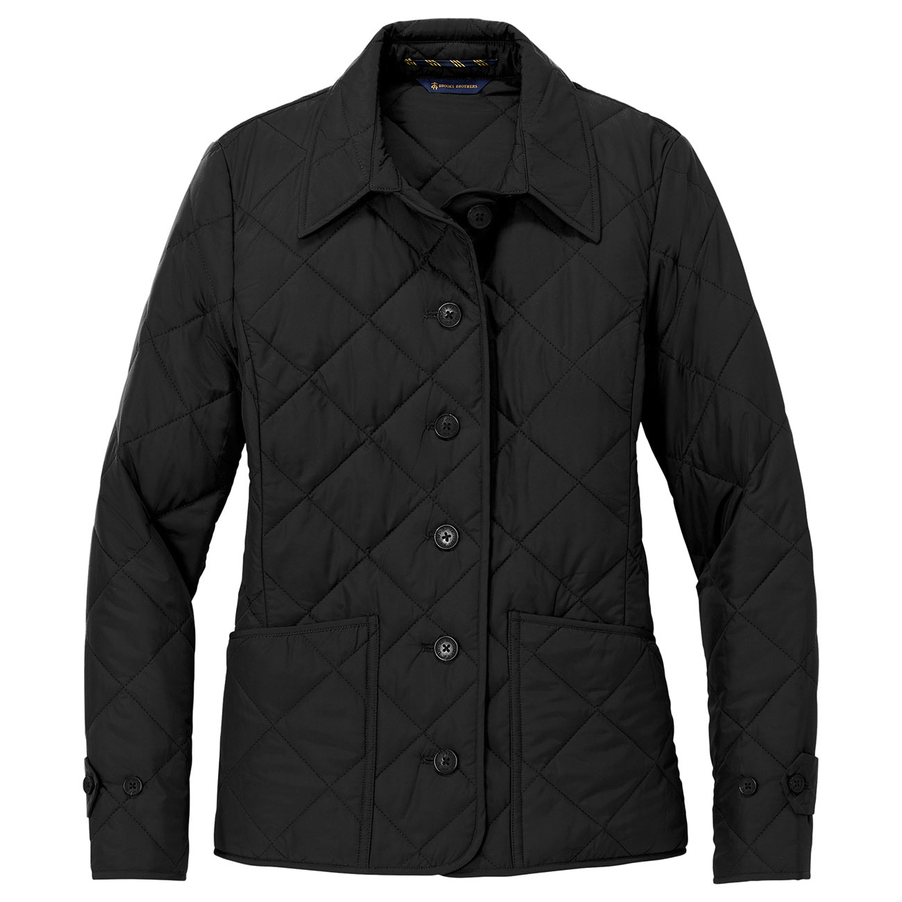 Deep Black Jackets - Brooks Brothers - Stylish Quilted