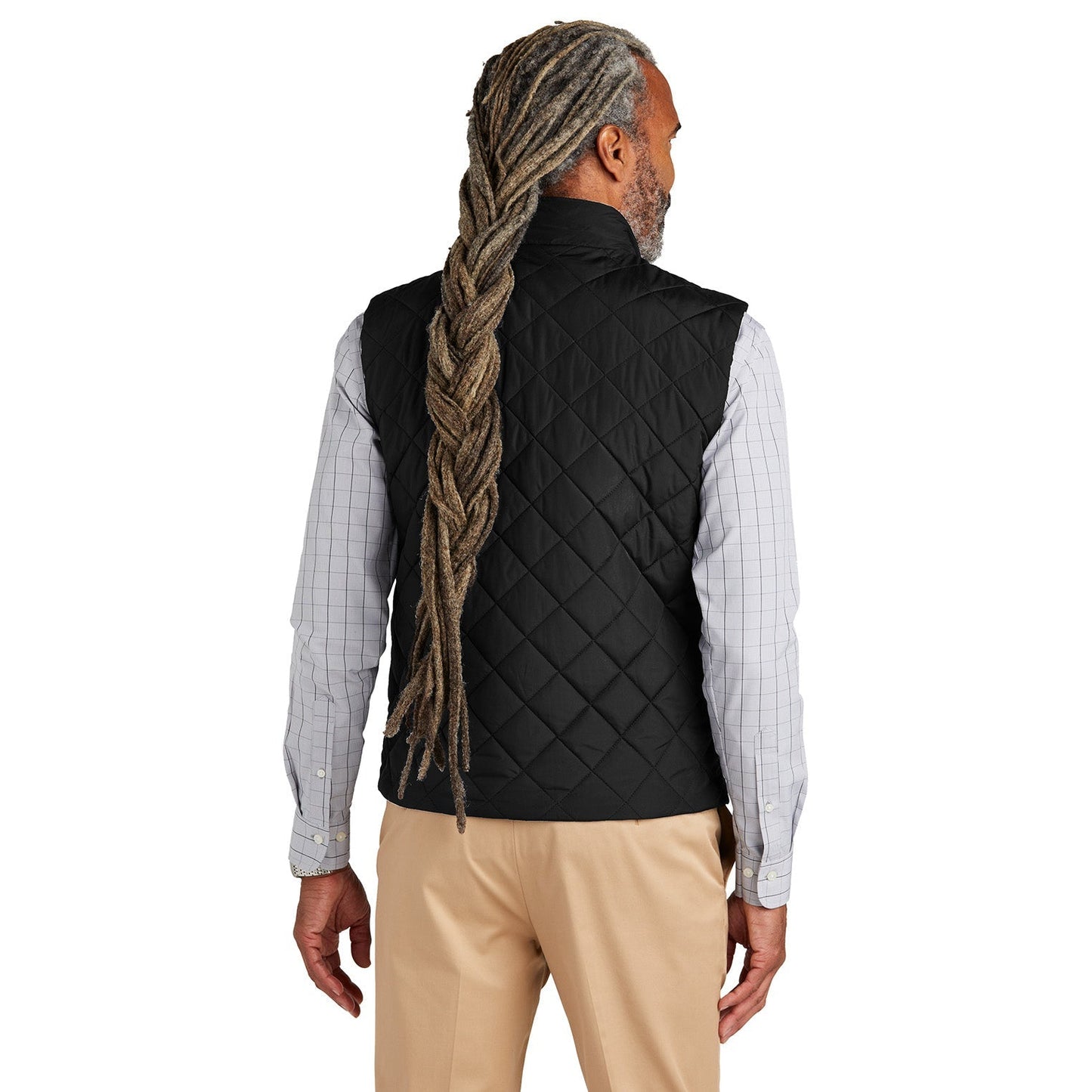 Deep Black Vests - Brooks Brothers - Quilted Style