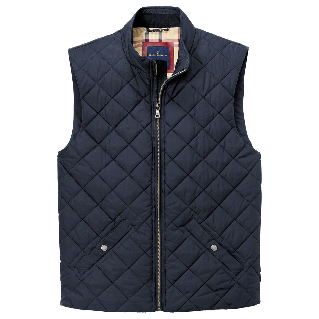 Deep Black Vests - Brooks Brothers - Quilted Style