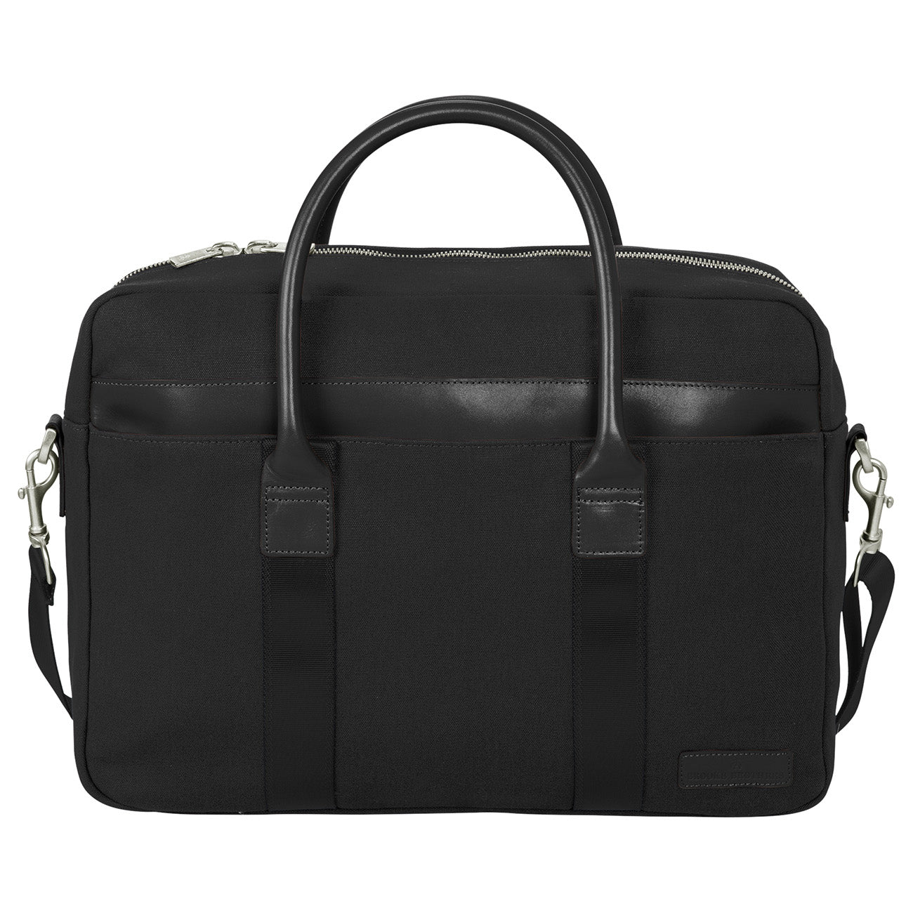 Black Briefcase - Brooks Brothers - Durable Canvas