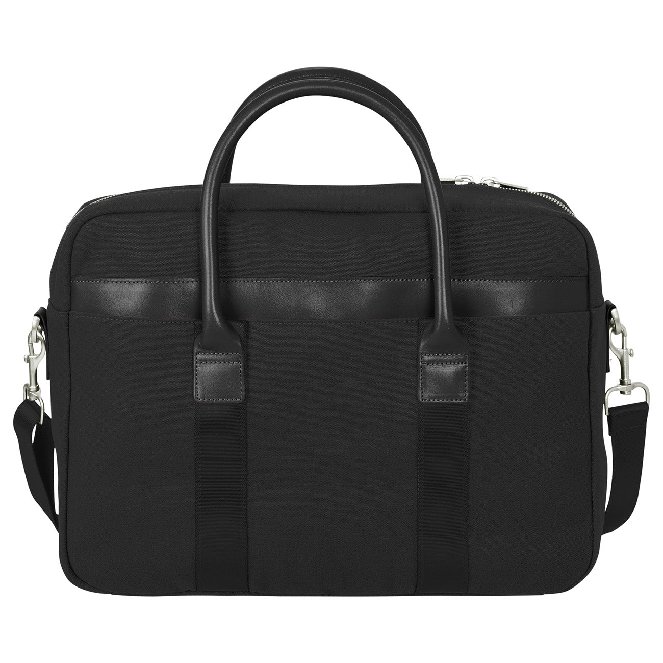 Black Briefcase - Brooks Brothers - Durable Canvas