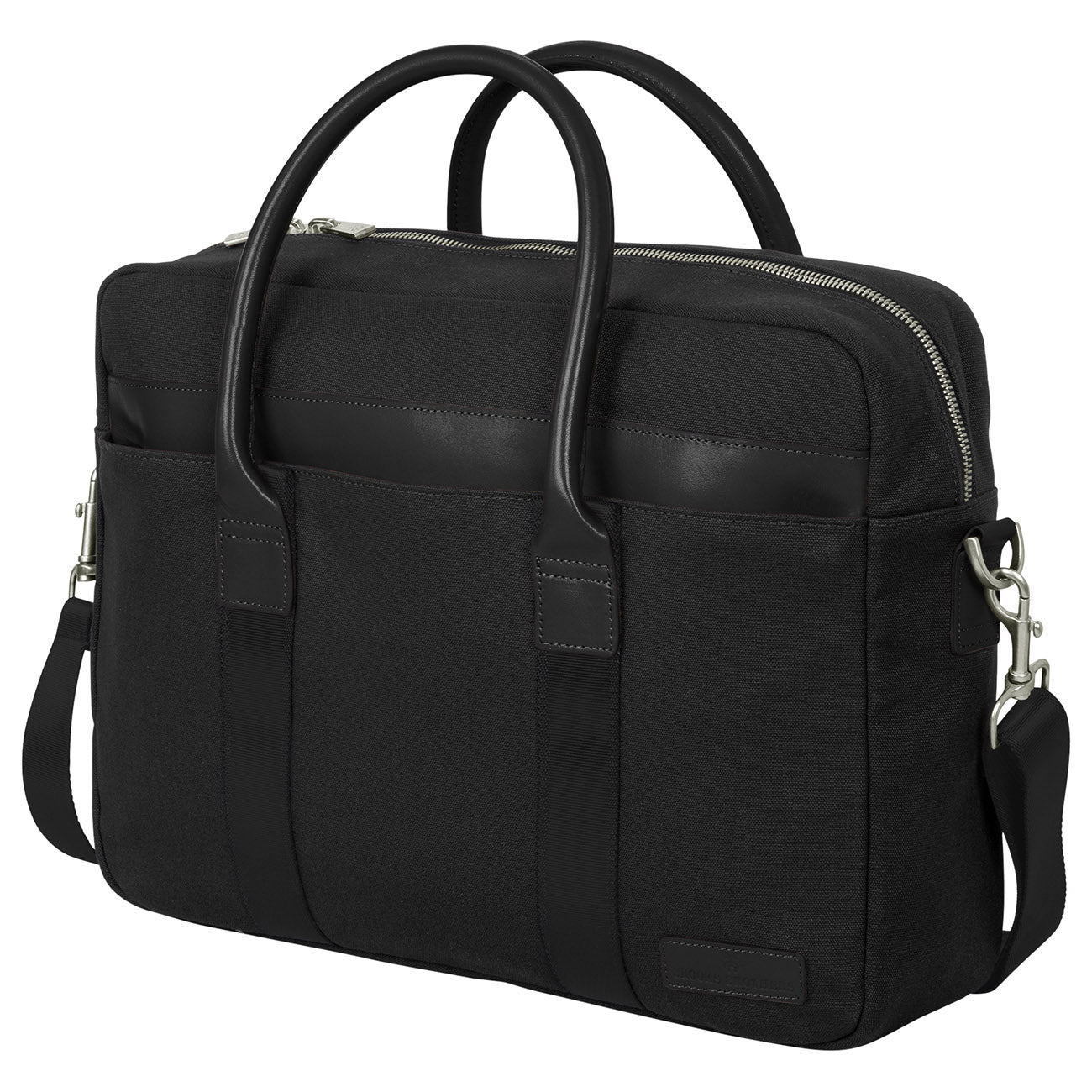 Black Briefcase - Brooks Brothers - Durable Canvas