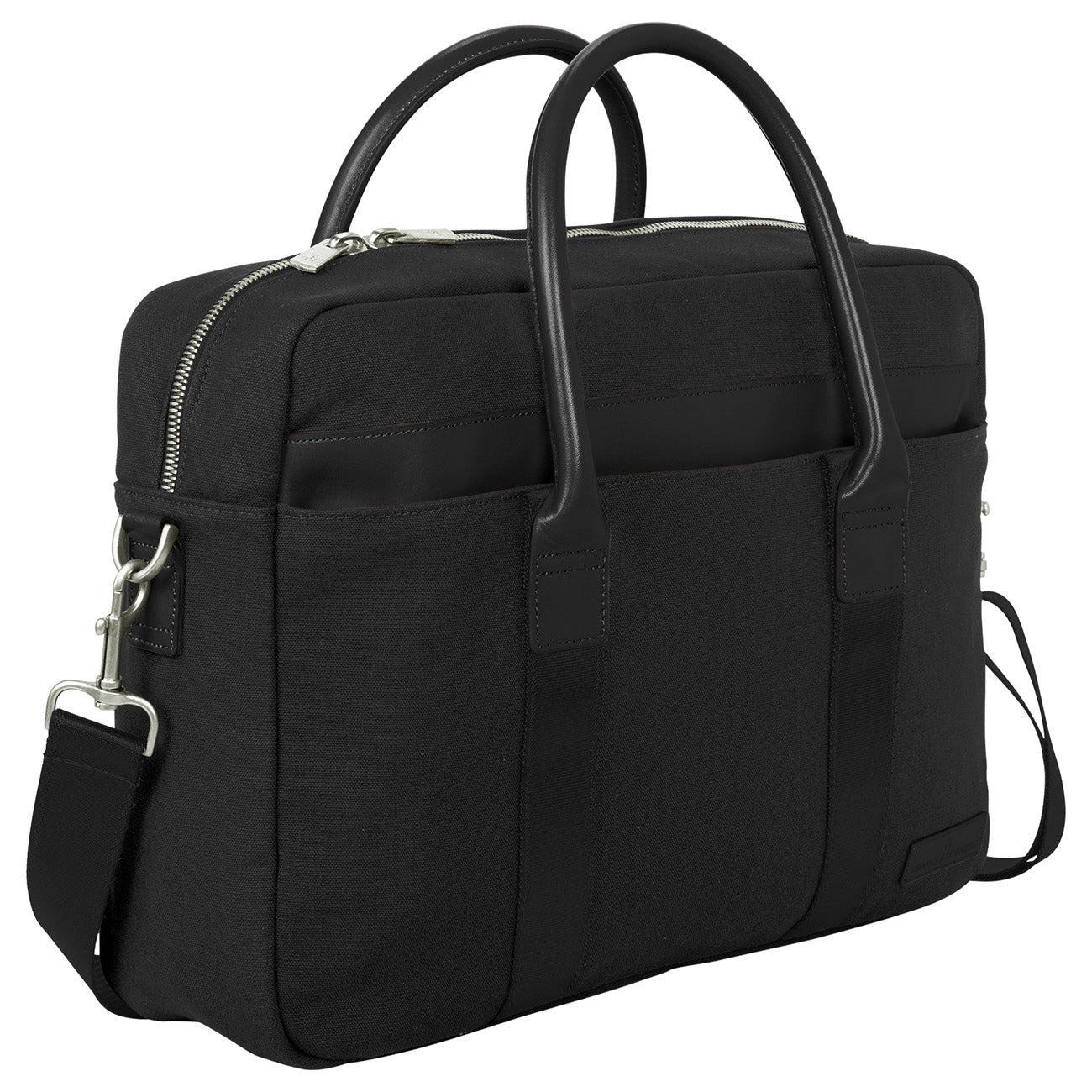 Black Briefcase - Brooks Brothers - Durable Canvas