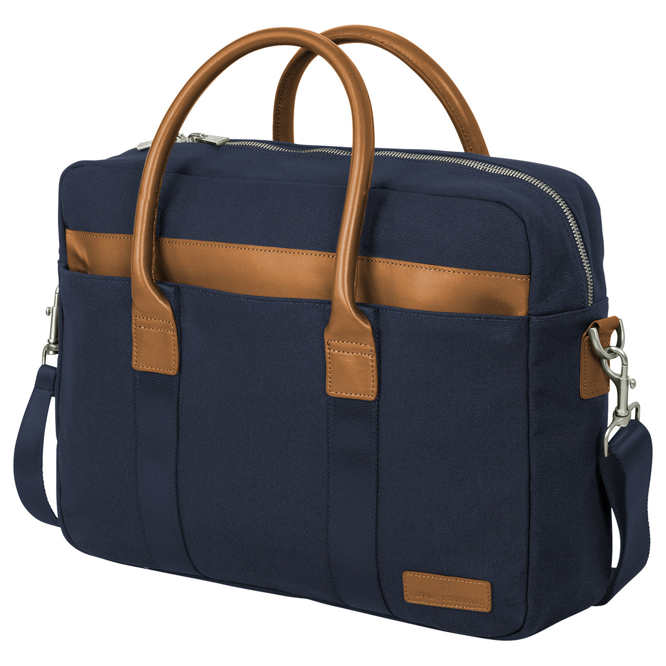 Black Briefcase - Brooks Brothers - Durable Canvas