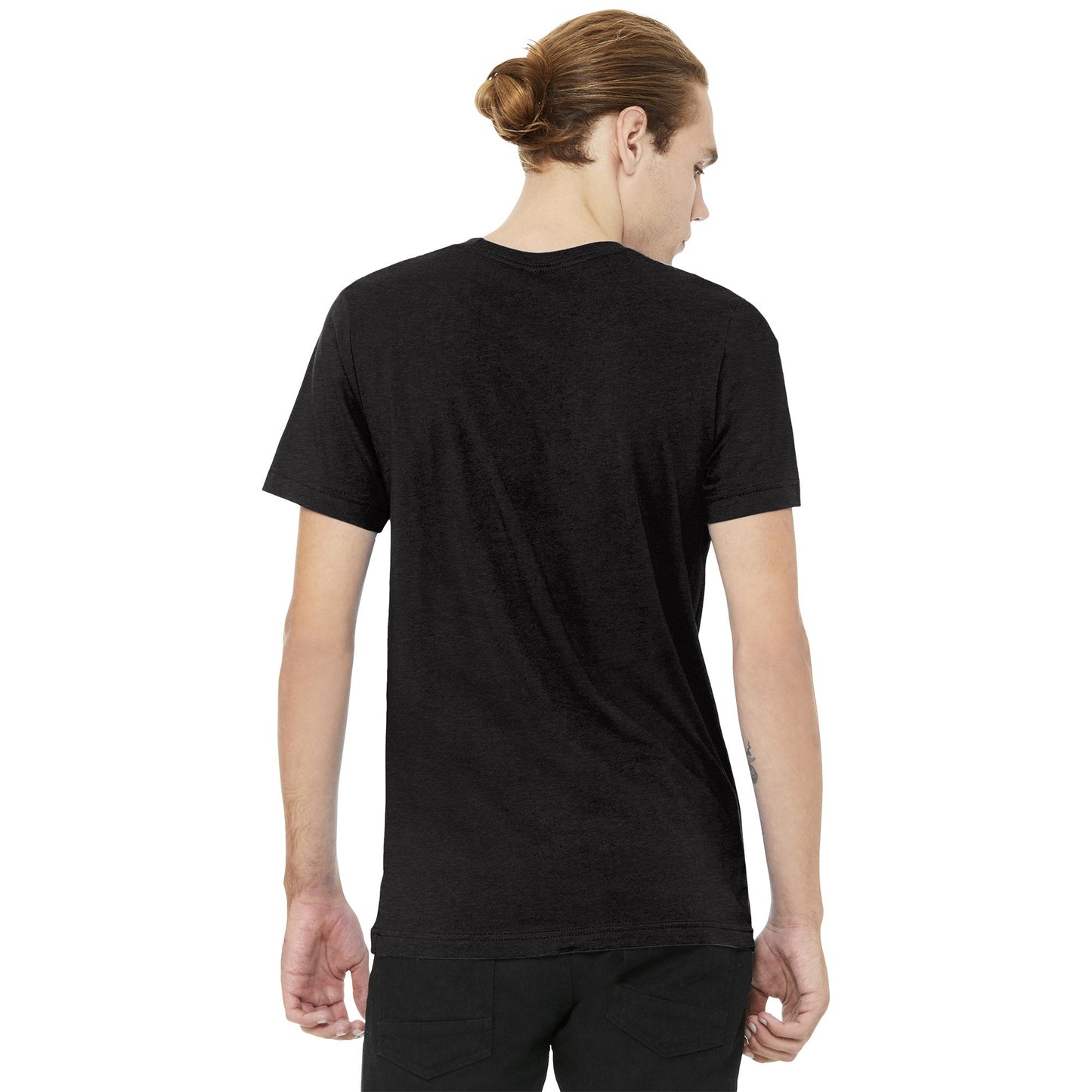 Black Heather T-Shirt - Bella + Canvas - Soft Cotton Blend