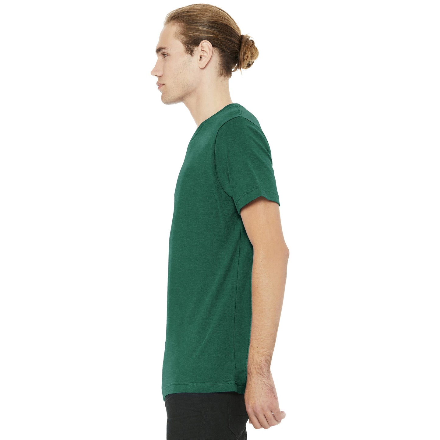 Black Heather T-Shirt - Bella + Canvas - Soft Cotton Blend