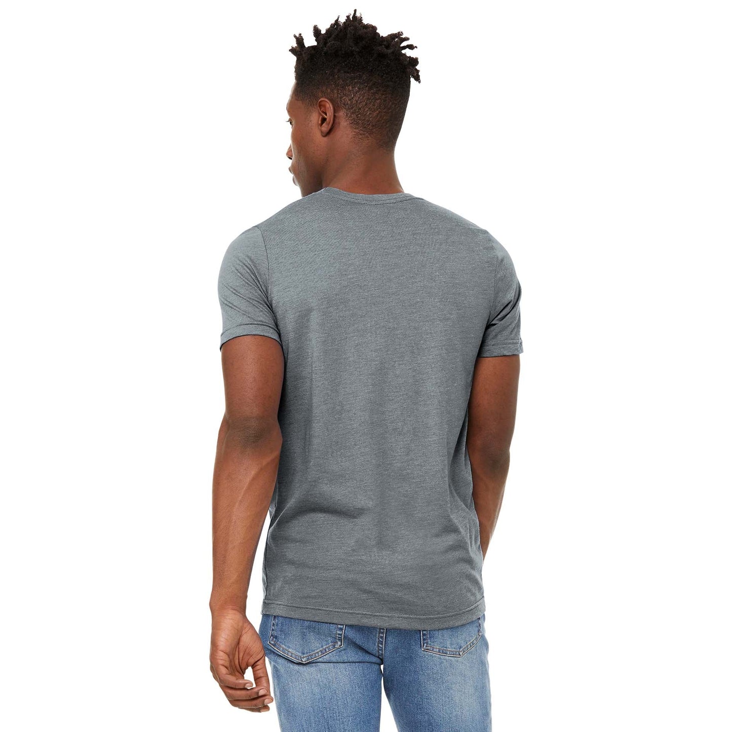 Black Heather T-Shirt - Bella + Canvas - Soft Fabric