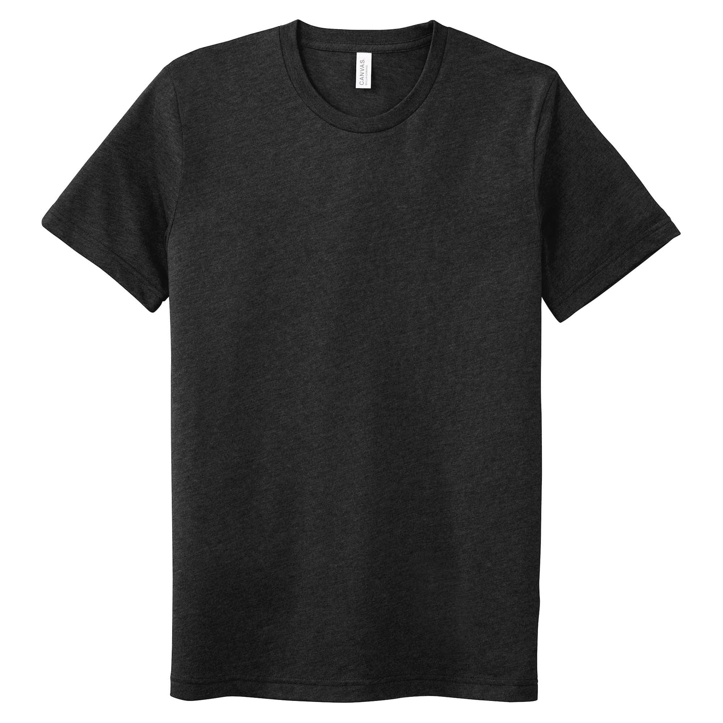 Black Heather T-Shirt - Bella + Canvas - Soft Fabric