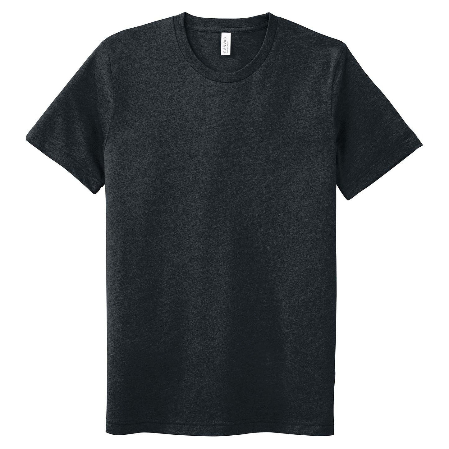 Black Heather T-Shirt - Bella + Canvas - Soft Fabric
