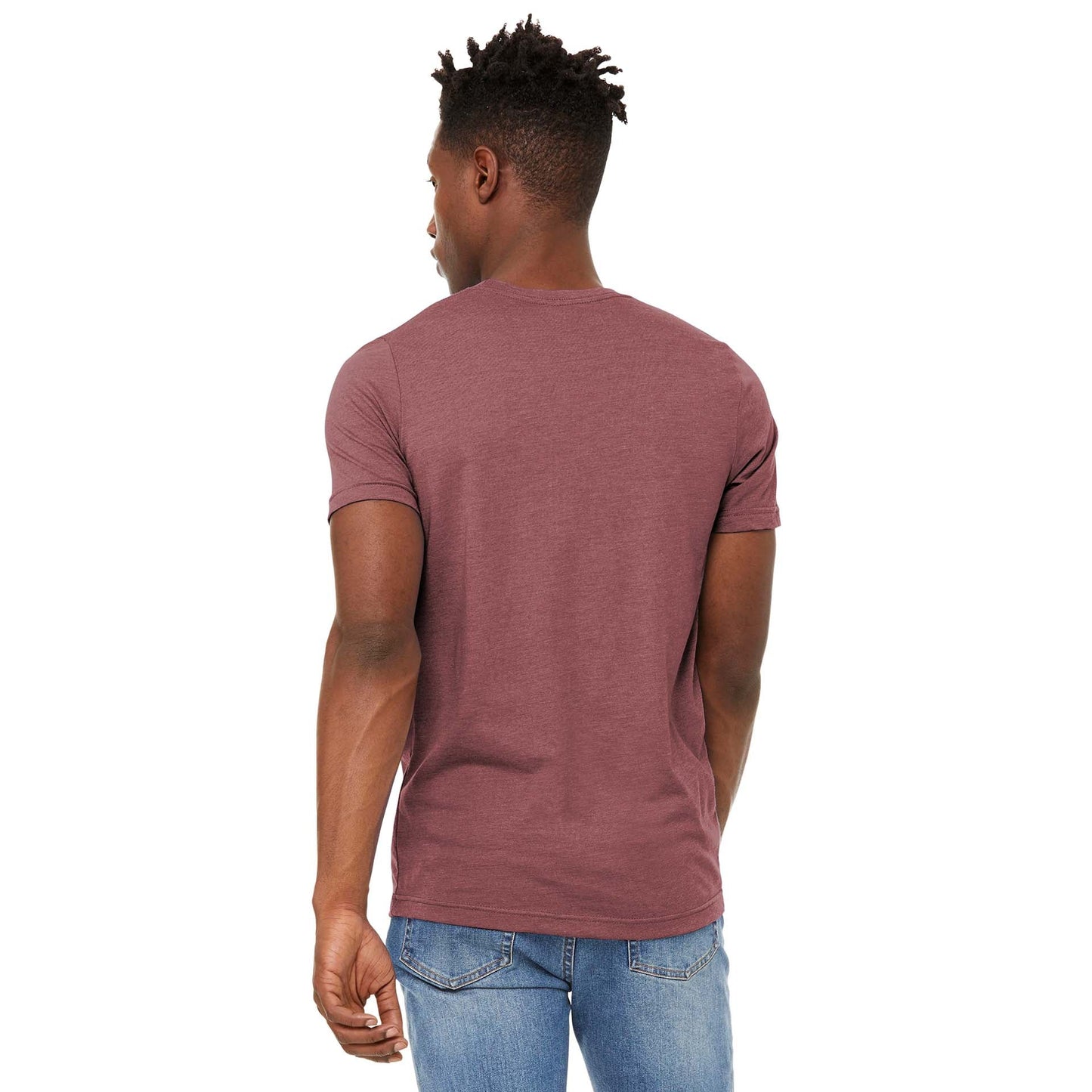 Black Heather T-Shirt - Bella + Canvas - Soft Fabric