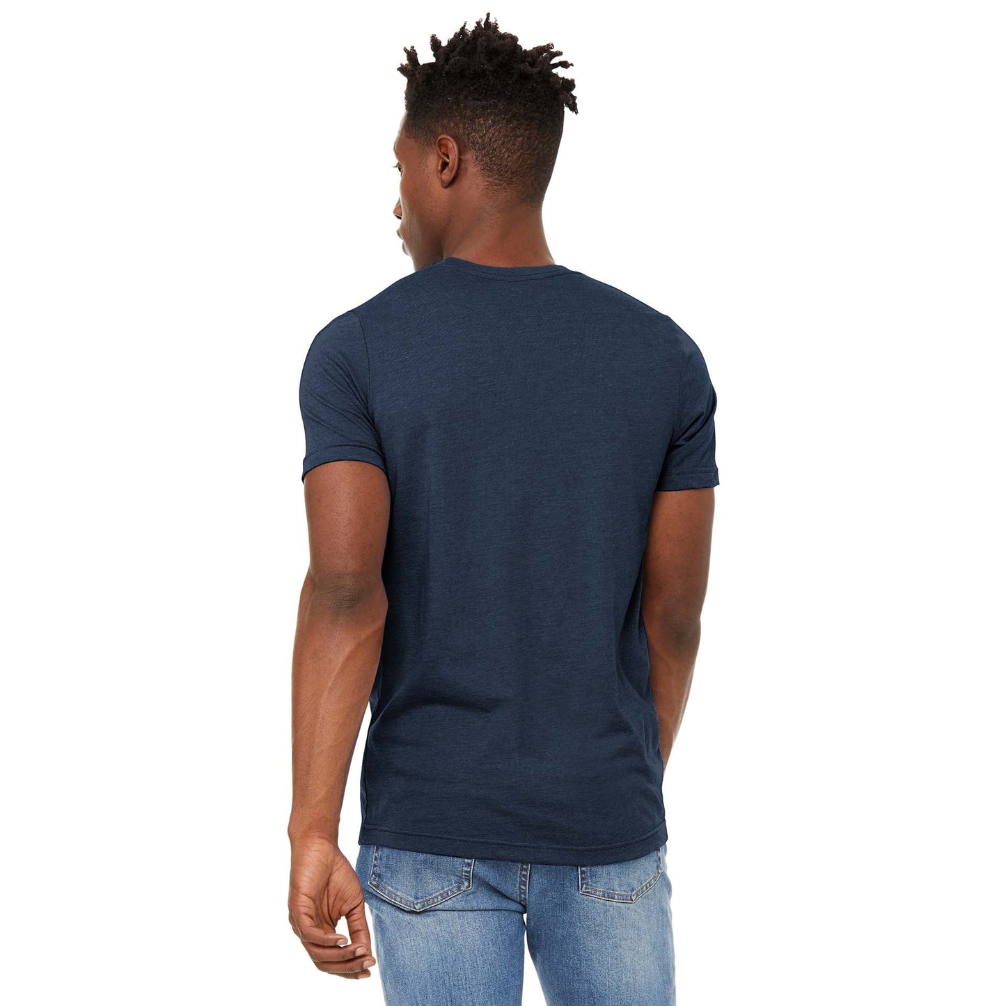 Black Heather T-Shirt - Bella + Canvas - Soft Fabric