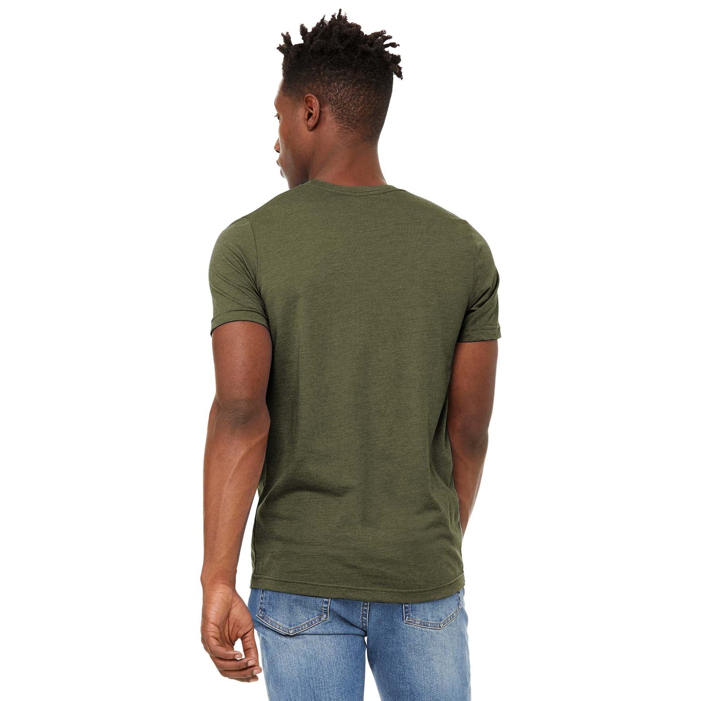 Black Heather T-Shirt - Bella + Canvas - Soft Fabric