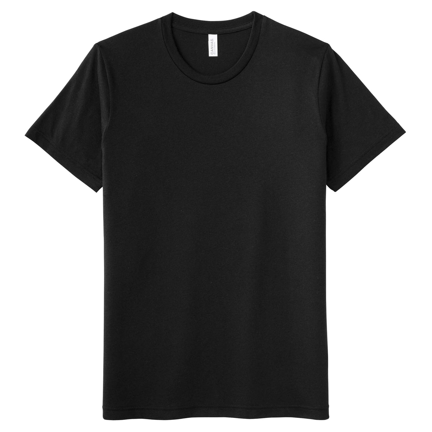 Black Heather T-Shirt - Bella + Canvas - Soft Fabric