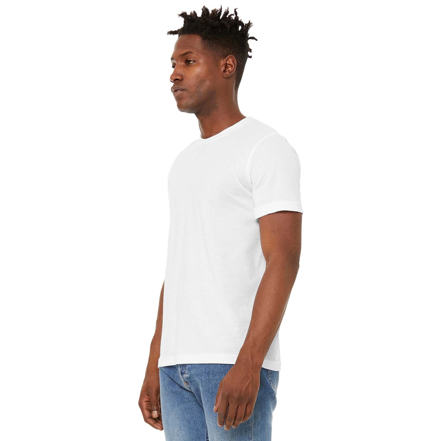 Black Heather T-Shirt - Bella + Canvas - Soft Fabric