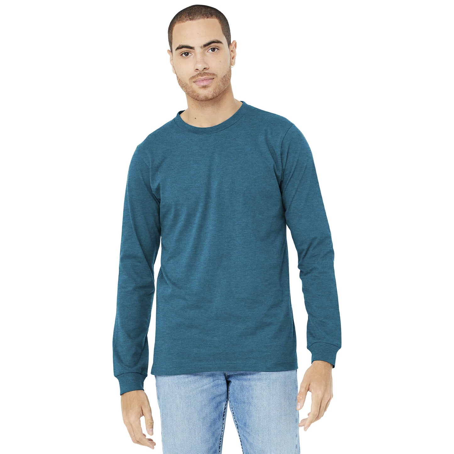 Black Heather T-Shirt - Bella + Canvas - Comfortable Fit