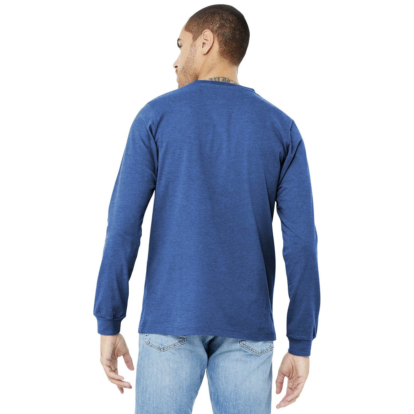 Black Heather T-Shirt - Bella + Canvas - Comfortable Fit