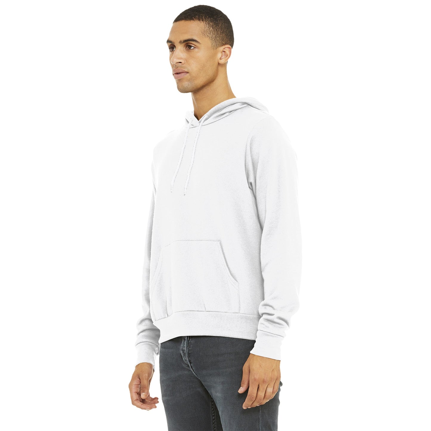 DTG Black Sweatshirts - Bella + Canvas - Cozy Fleece