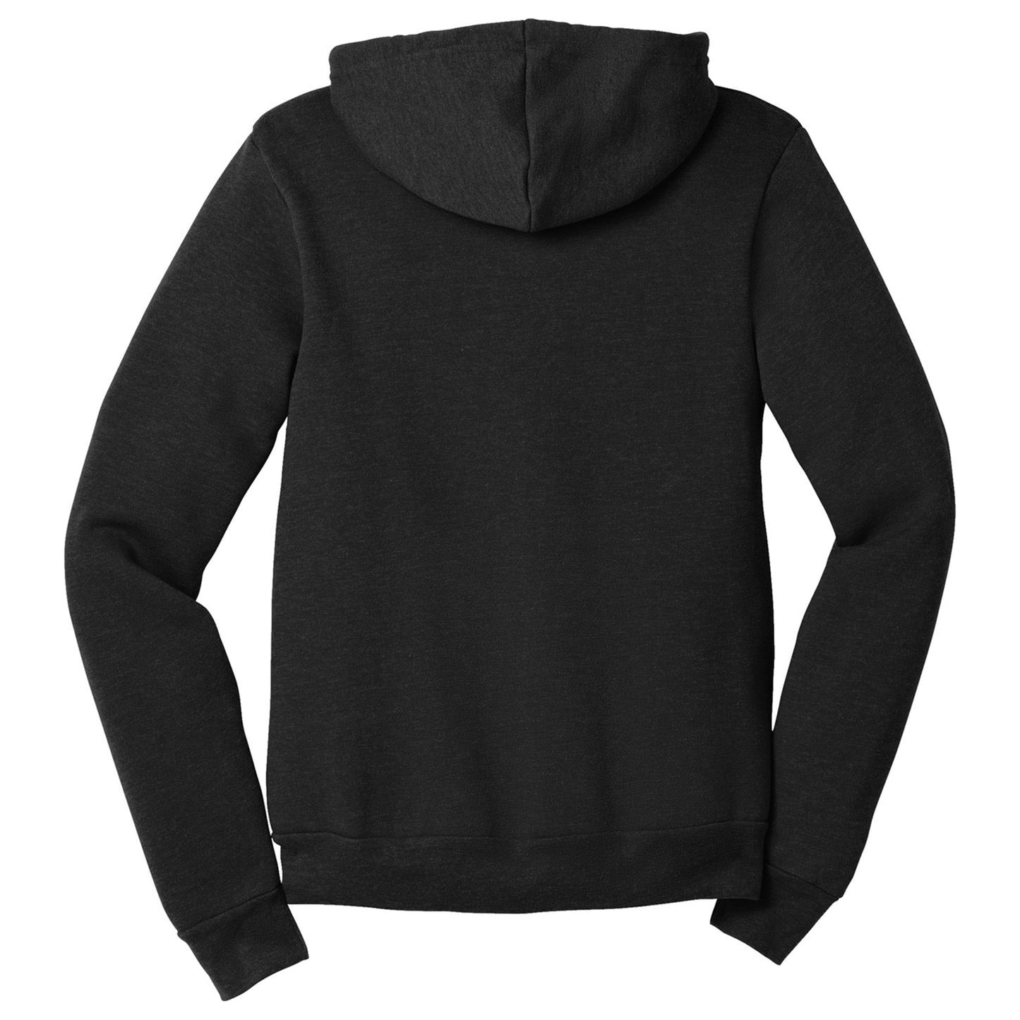 Black Heather Sweatshirt - Bella + Canvas - Full-Zip Fleece