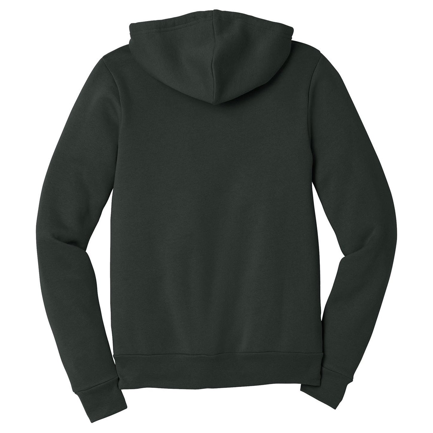 Black Heather Sweatshirt - Bella + Canvas - Full-Zip Fleece