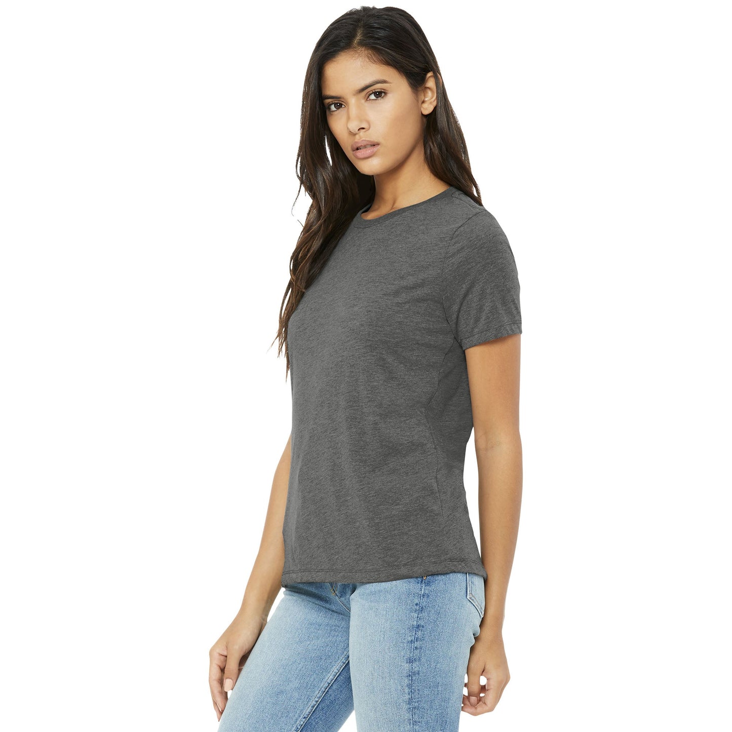 Charcoal Black T-Shirt - Bella + Canvas - Relaxed Fit