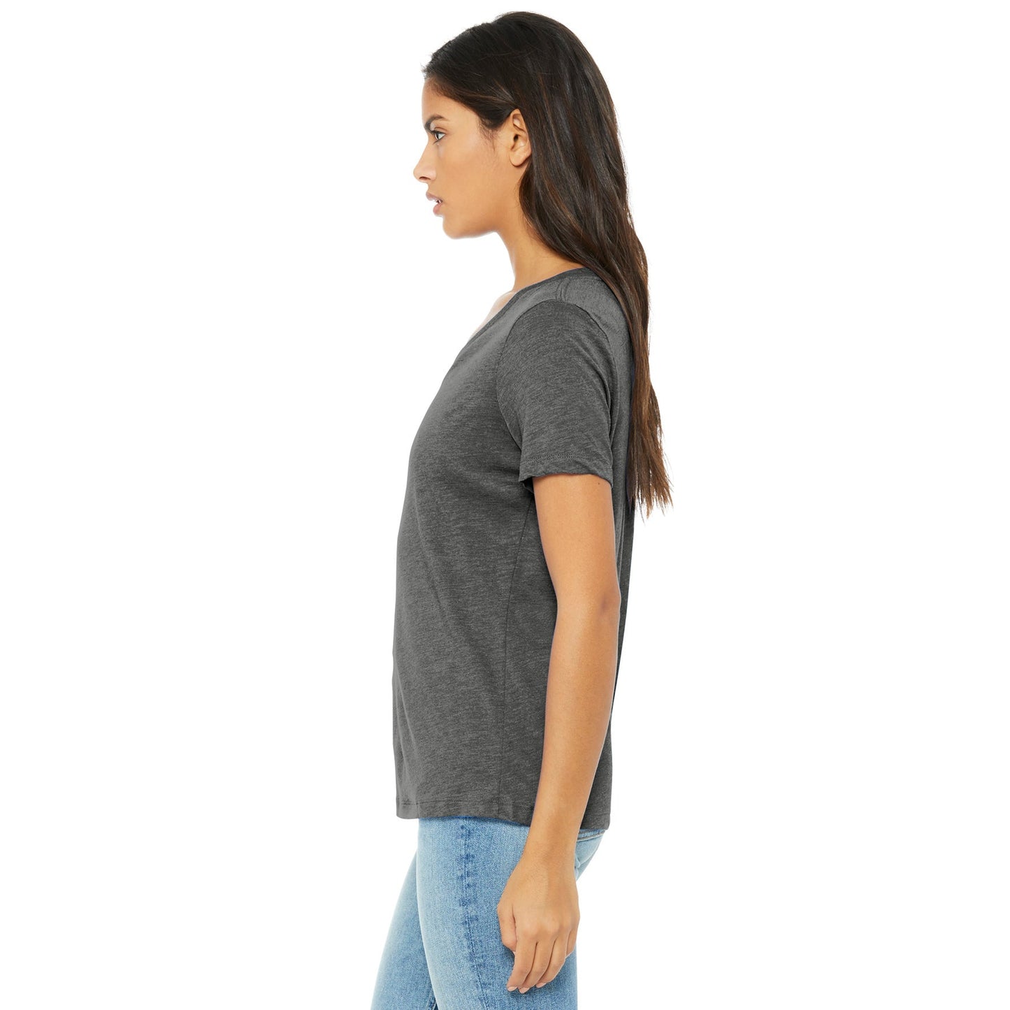 Charcoal Black Triblend T-Shirt - Bella + Canvas - Soft Fit