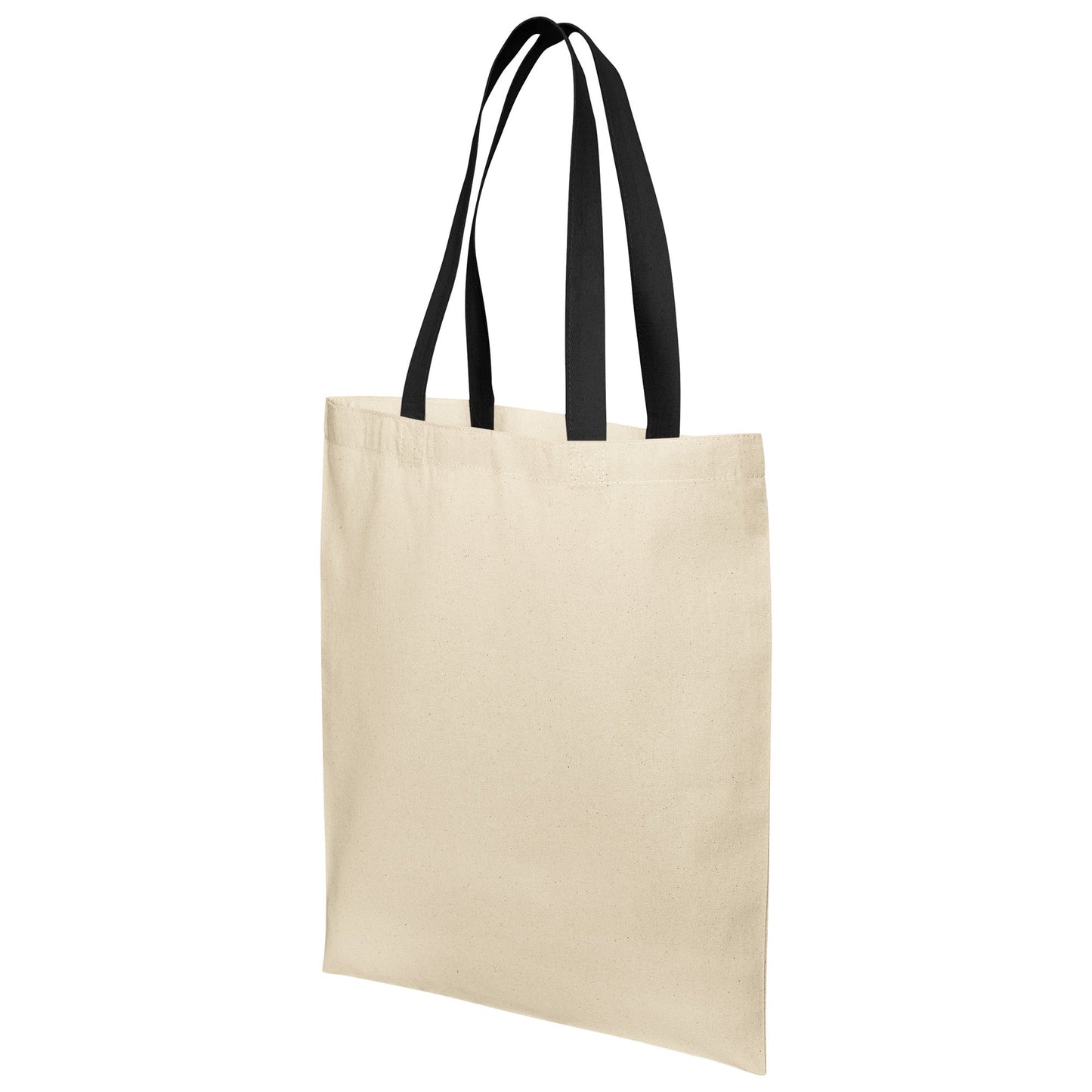 Natural Deep Black Tote Bag - Port Authority - Stylish Cotton