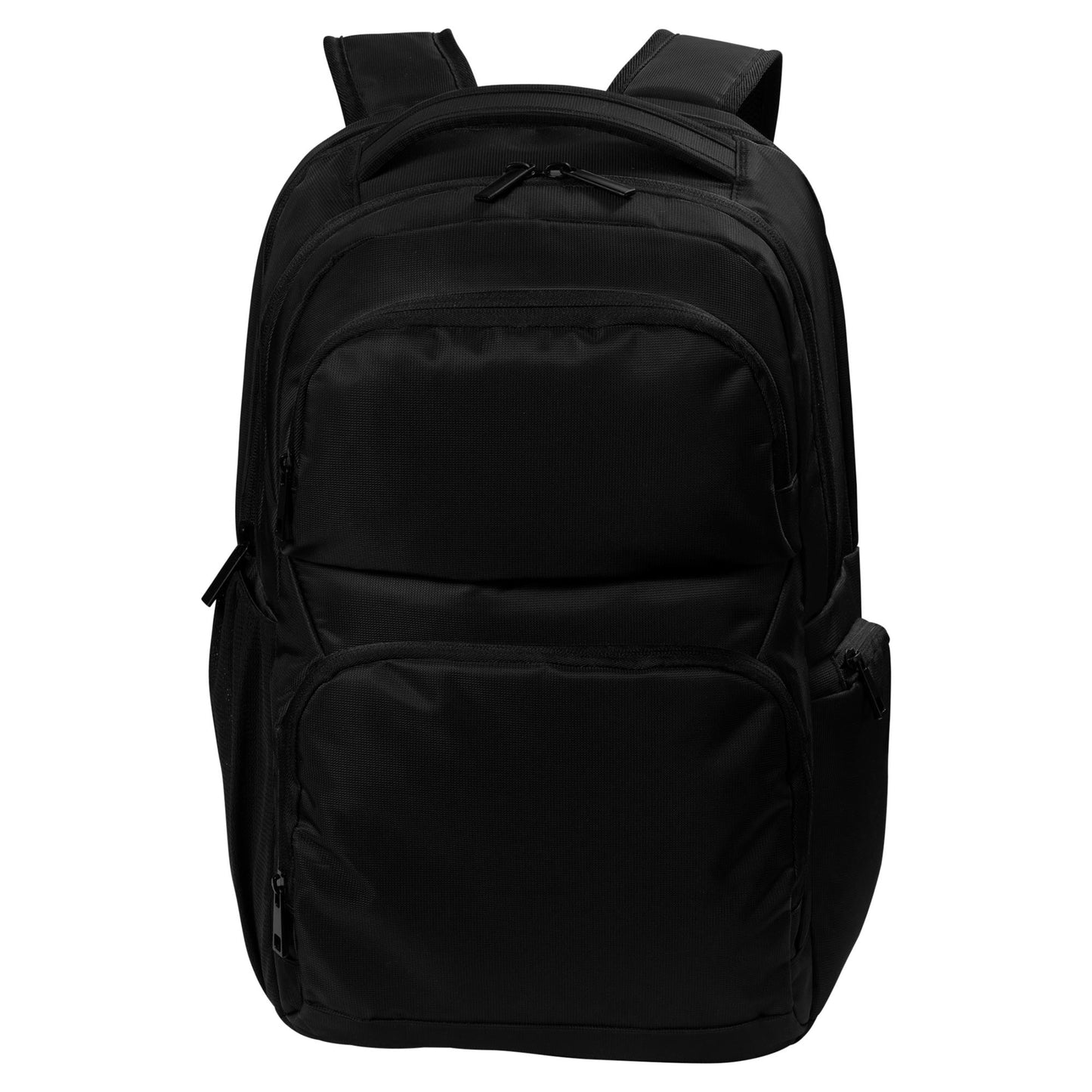 Deep Black Backpack - Port Authority - Organized Space